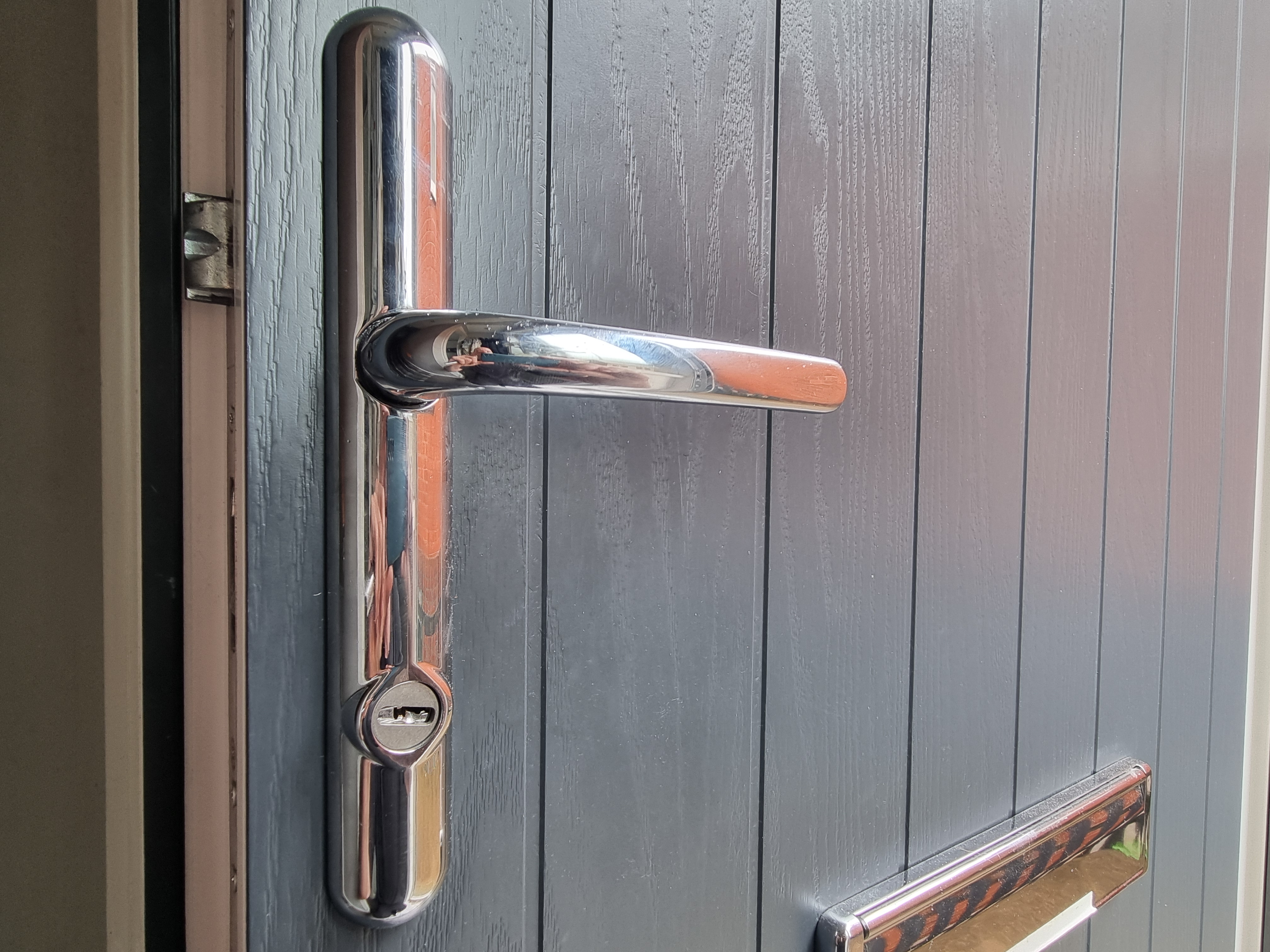 Composite door lock